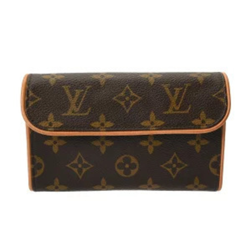Louis Vuitton Monogram Pochette Florentine Brown Canvas Waist Bag